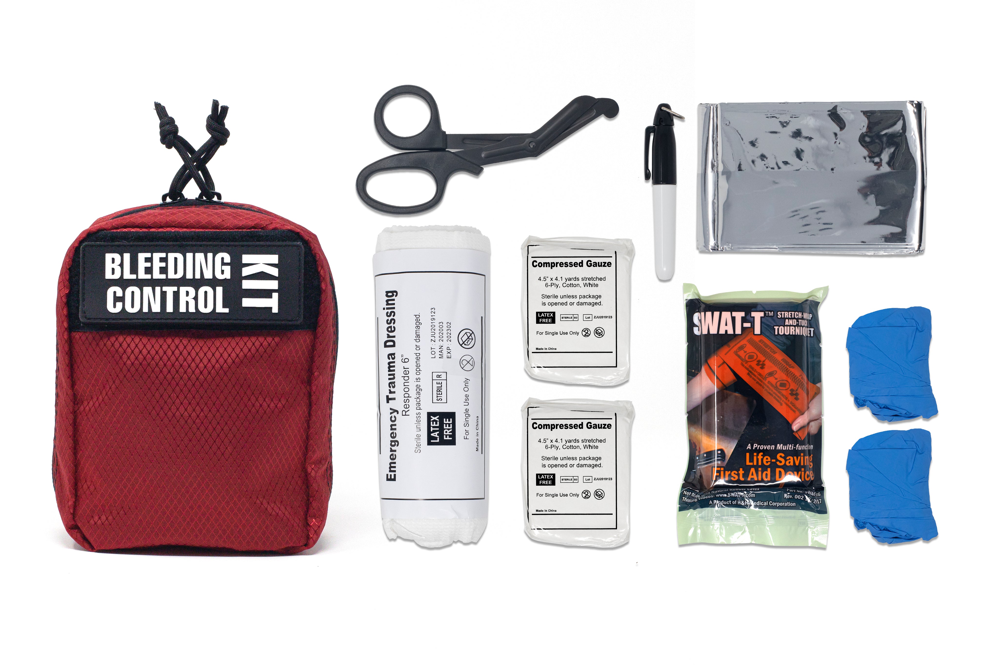 Bleeding Control Kit - Standard Contents Overview