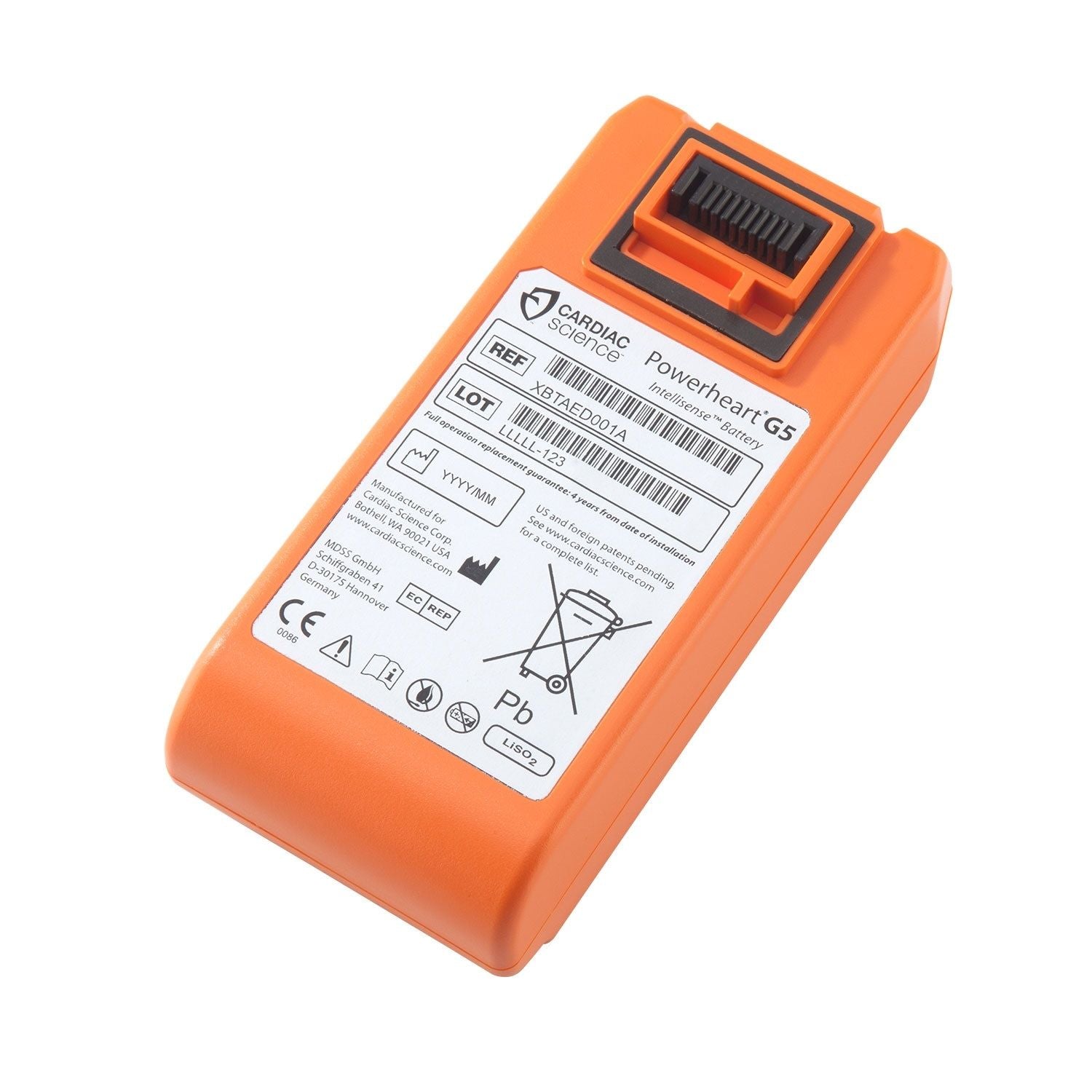 Cardiac Science Powerheart G5 AED Intellisense Battery