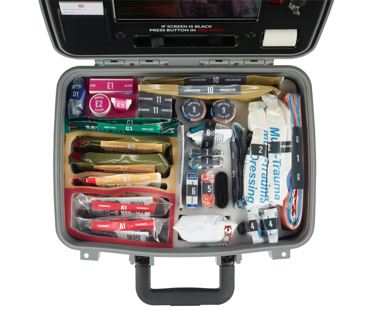 Comprehensive Mobilize Trauma Kit Rescue System Inside