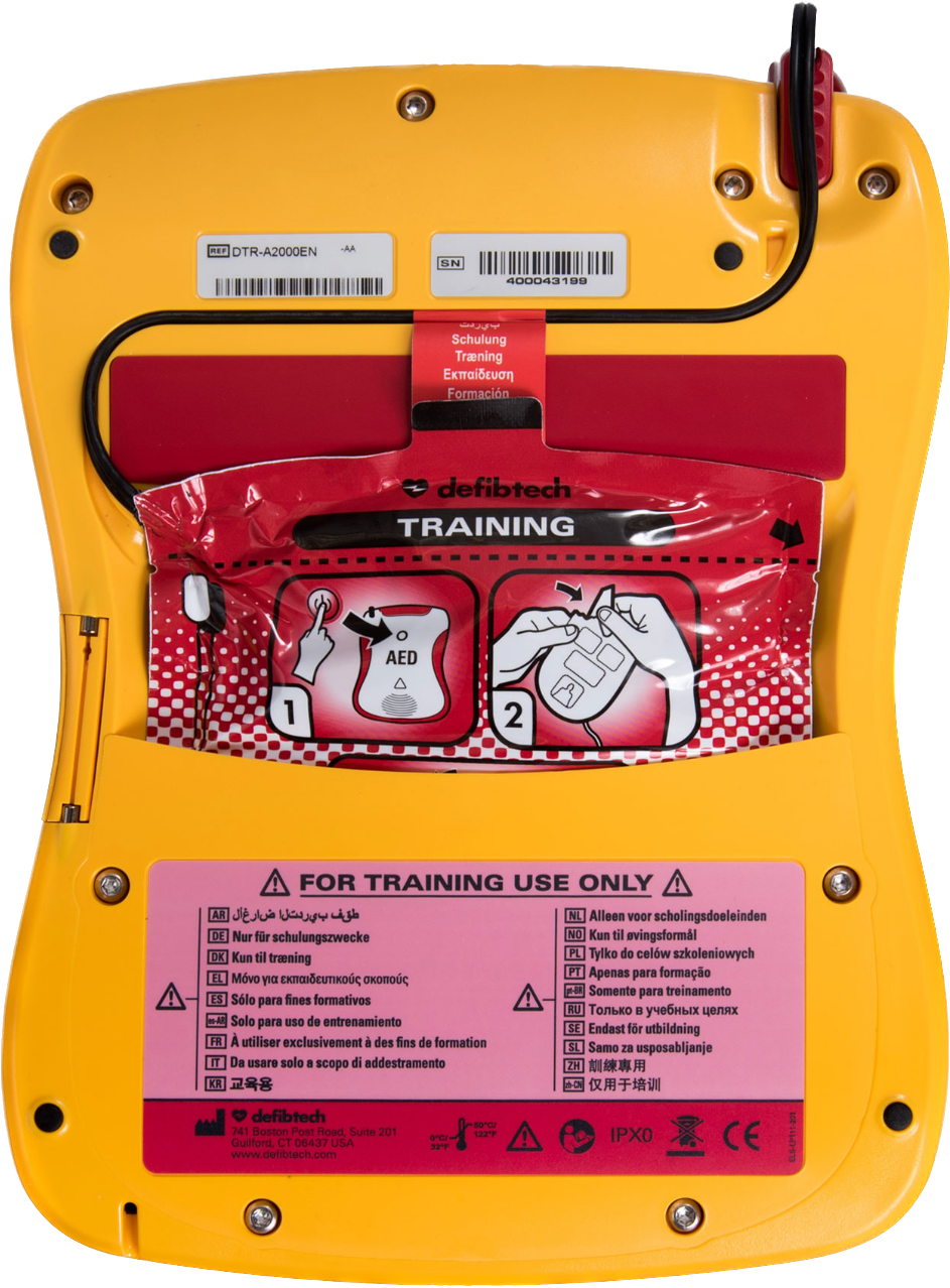 Defibtech Lifeline VIEW AED Trainer - Back