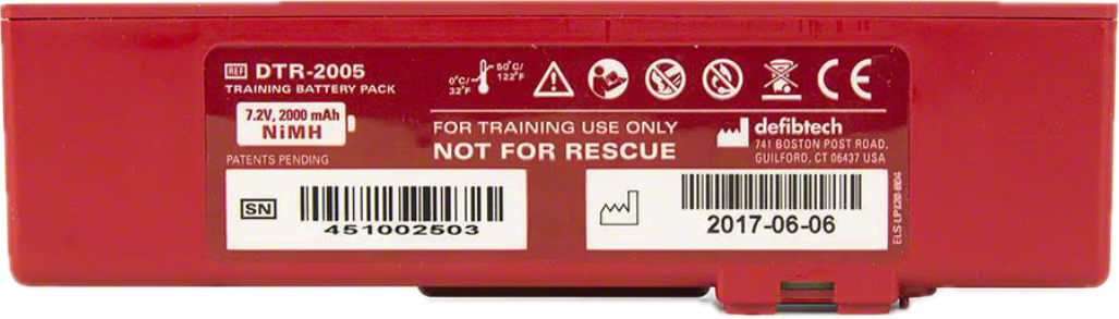 Defibtech Lifeline VIEW AED Training Battery