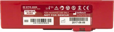 Defibtech Lifeline VIEW AED Training Battery