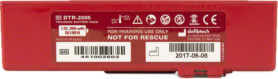 Defibtech Lifeline VIEW AED Training Battery