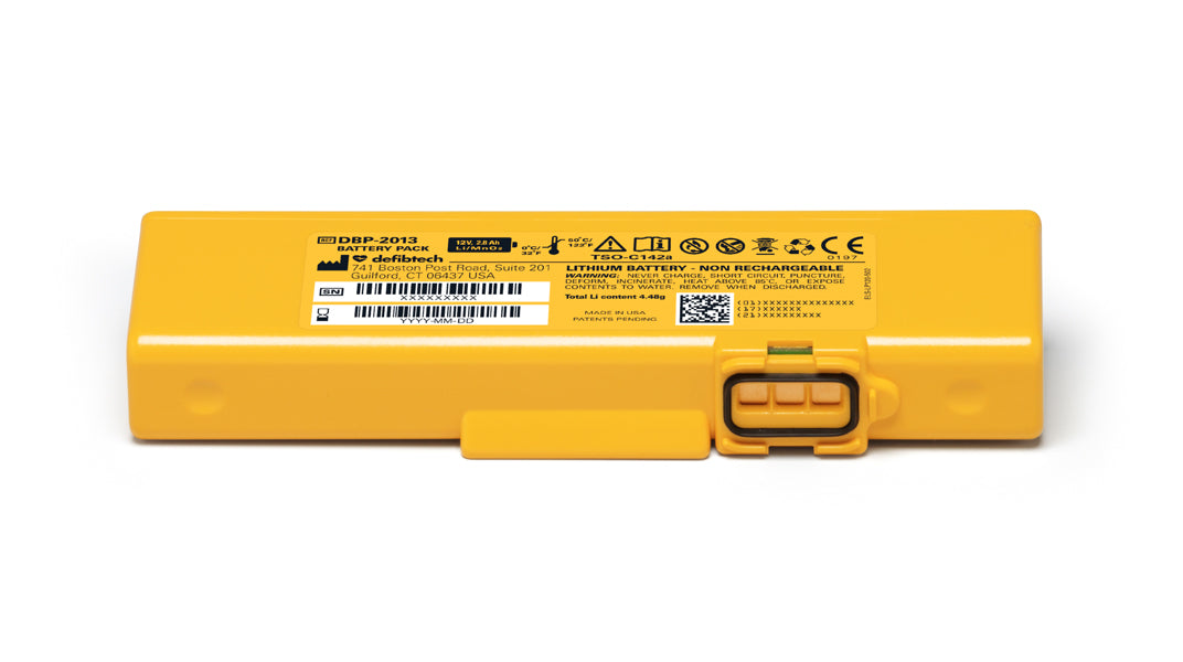 Defibtech Lifeline View AED Aviation Battery