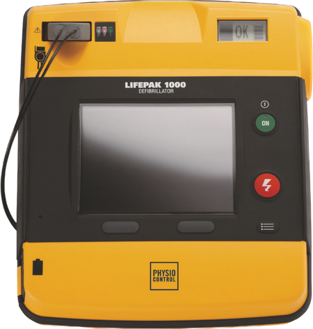 Physio-Control LIFEPAK 1000 Defibrillator AED Front View 